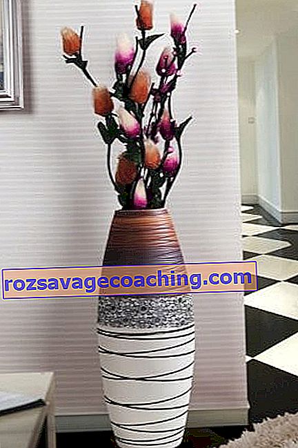 How to make a do-it-yourself floor vase?