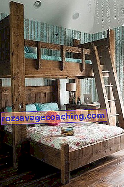 Drewniane łóżka DIY 