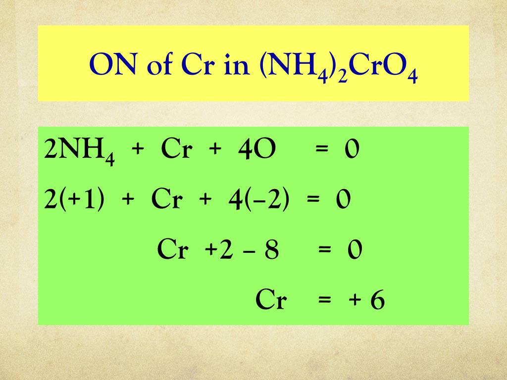 Nh4 cr